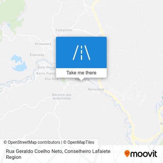 Rua Geraldo Coelho Neto map