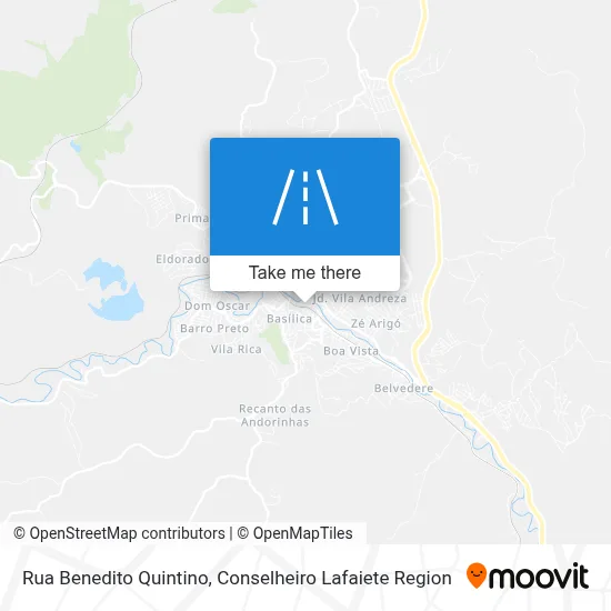 Rua Benedito Quintino map