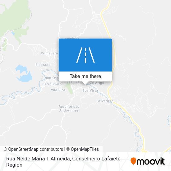 Rua Neide Maria T Almeida map