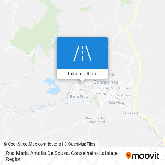 Rua Maria Amalia De Souza map
