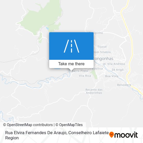 Rua Elvira Fernandes De Araujo map