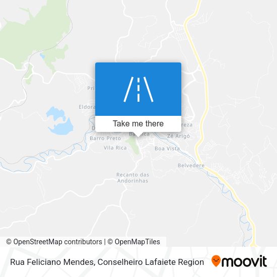 Rua Feliciano Mendes map