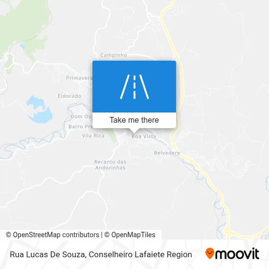 Rua Lucas De Souza map
