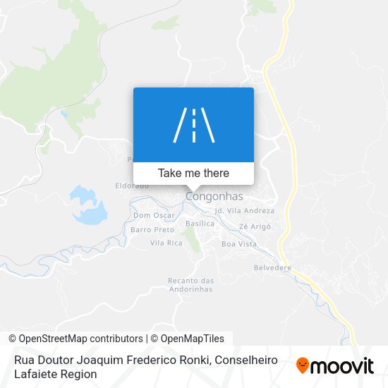 Rua Doutor Joaquim Frederico Ronki map