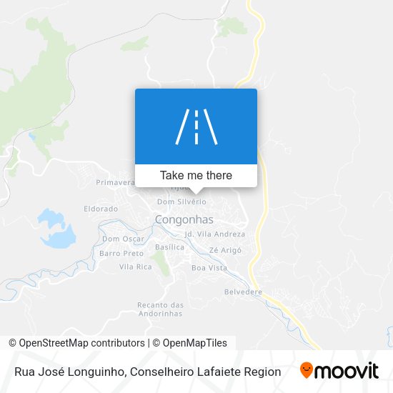 Rua José Longuinho map