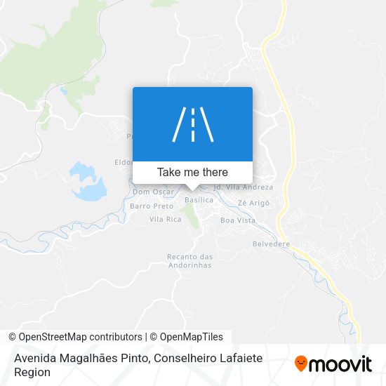 Avenida Magalhães Pinto map