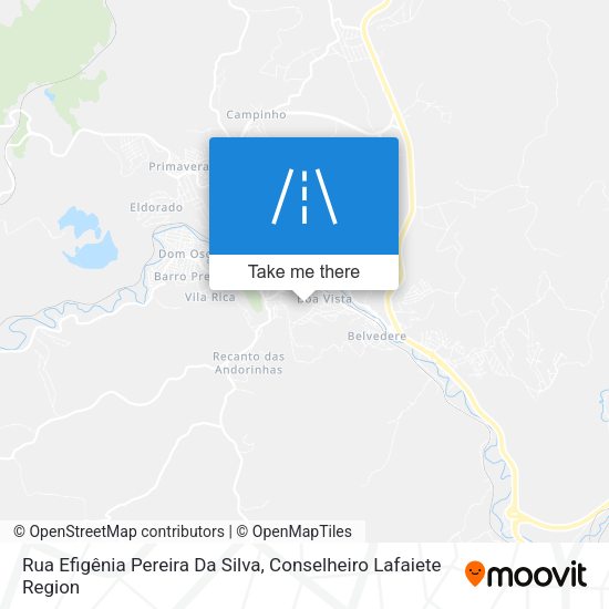 Rua Efigênia Pereira Da Silva map