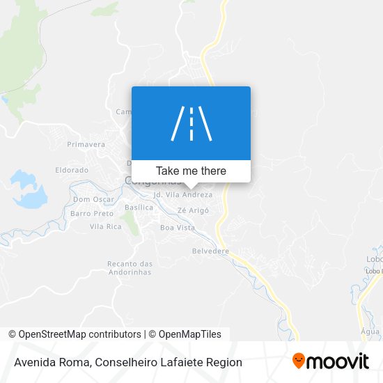 Avenida Roma map