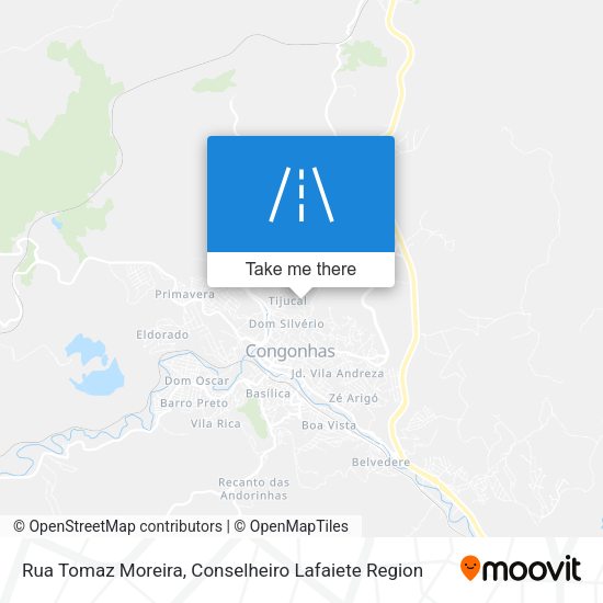 Rua Tomaz Moreira map
