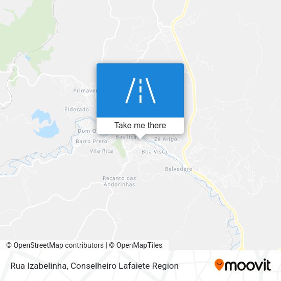 Rua Izabelinha map