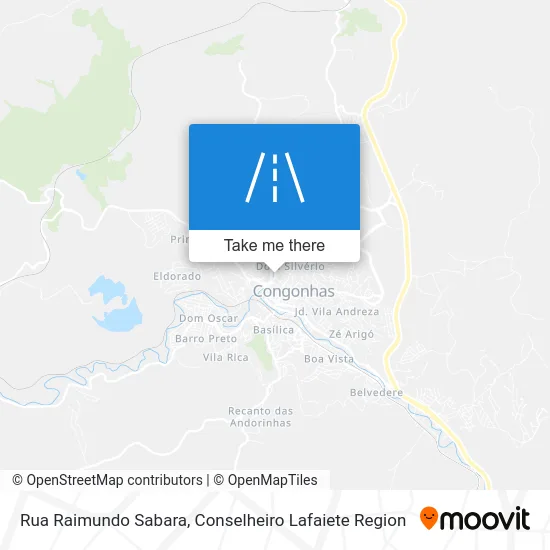 Rua Raimundo Sabara map