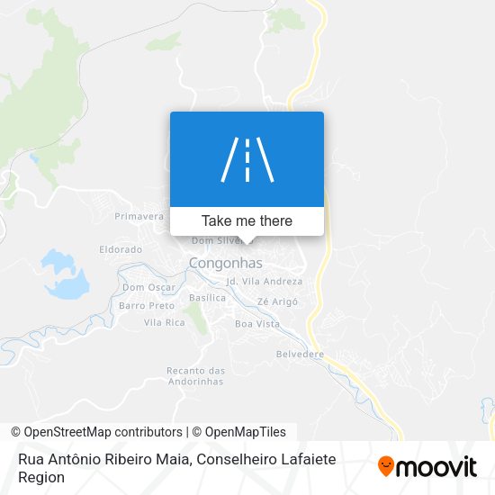 Rua Antônio Ribeiro Maia map