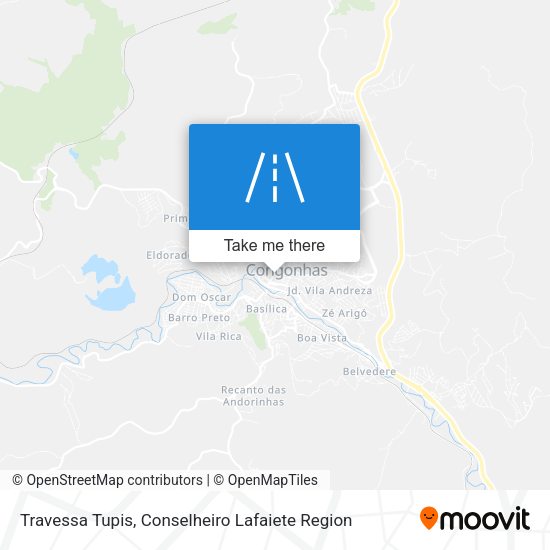 Travessa Tupis map