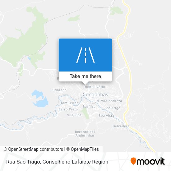 Rua São Tiago map