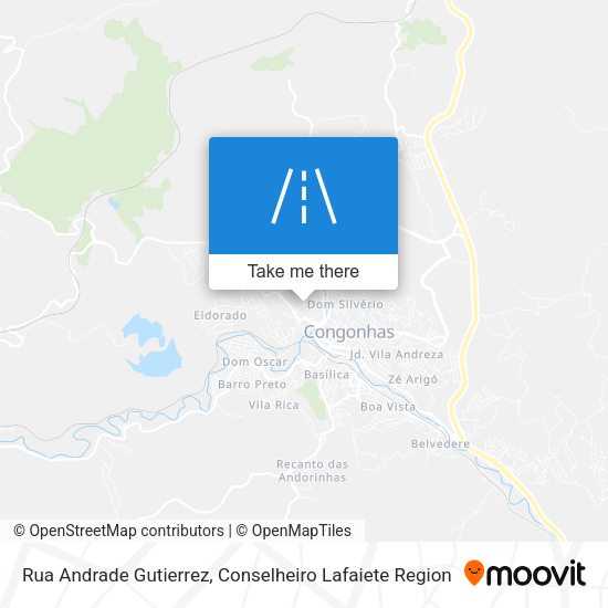 Rua Andrade Gutierrez map