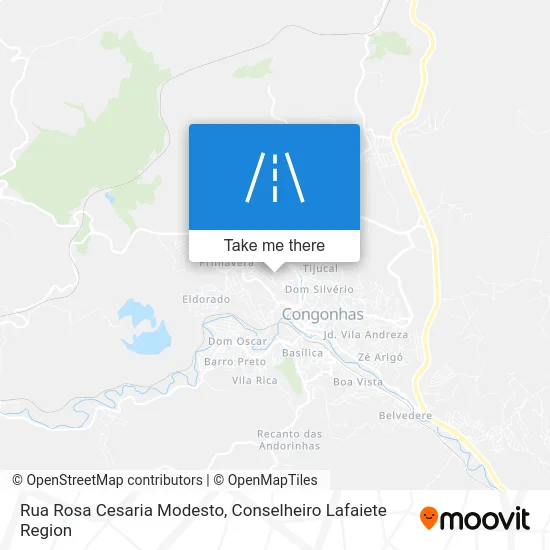 Rua Rosa Cesaria Modesto map