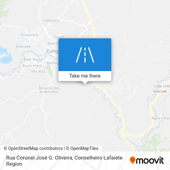 Rua Coronel José G. Oliveira map
