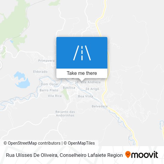 Rua Ulísses De Oliveira map