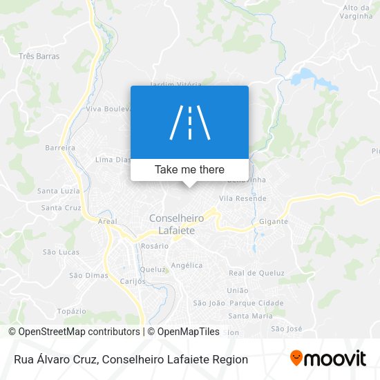 Rua Álvaro Cruz map