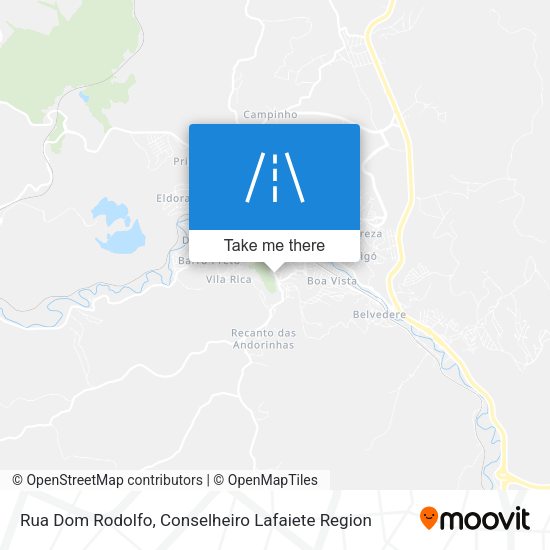 Rua Dom Rodolfo map
