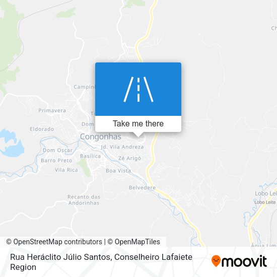 Rua Heráclito Júlio Santos map