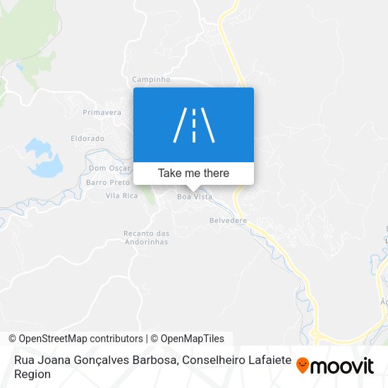 Rua Joana Gonçalves Barbosa map