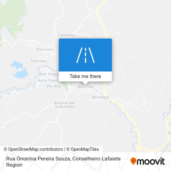 Rua Onoirina Pereira Souza map
