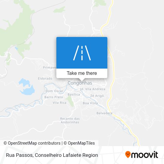 Rua Passos map