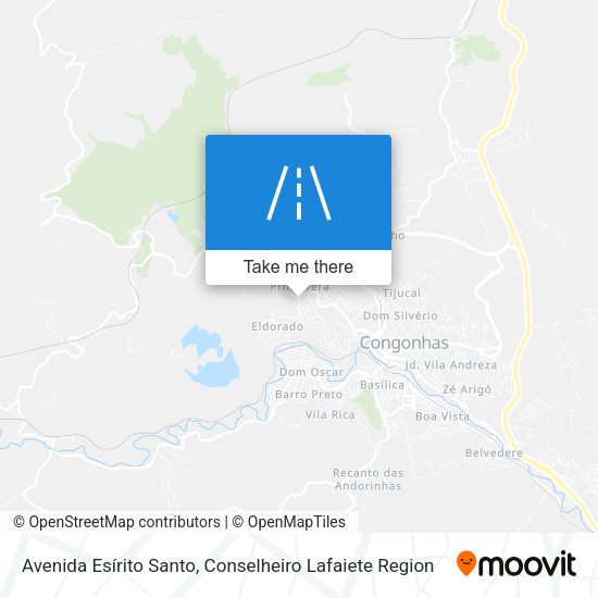 Avenida Esírito Santo map