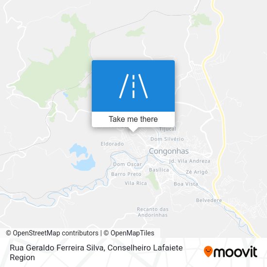 Rua Geraldo Ferreira Silva map