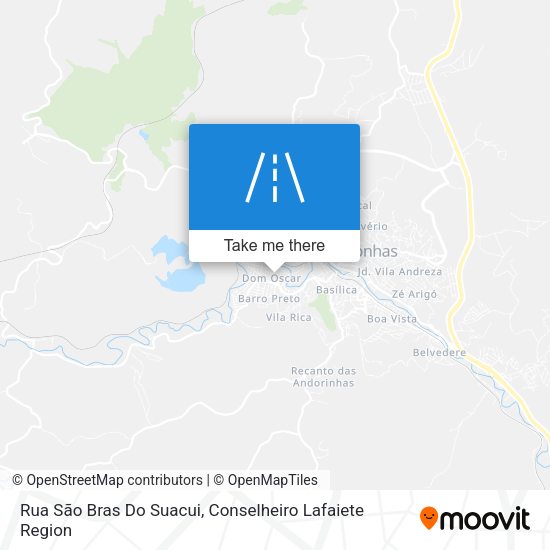 Rua São Bras Do Suacui map