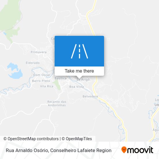 Rua Arnaldo Osório map