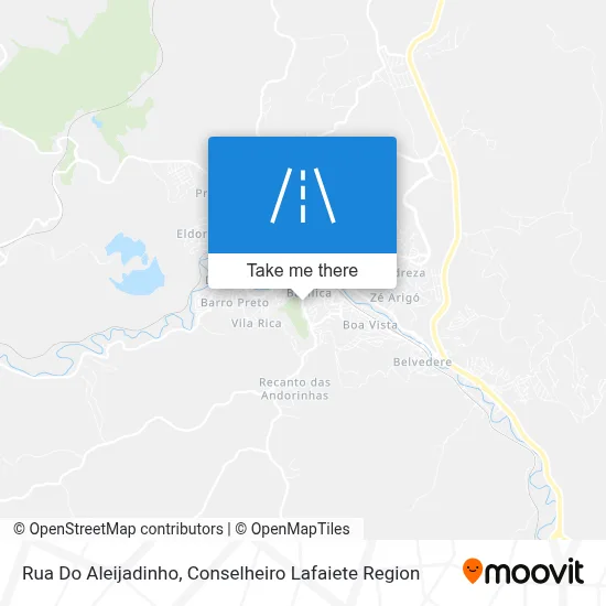 Rua Do Aleijadinho map