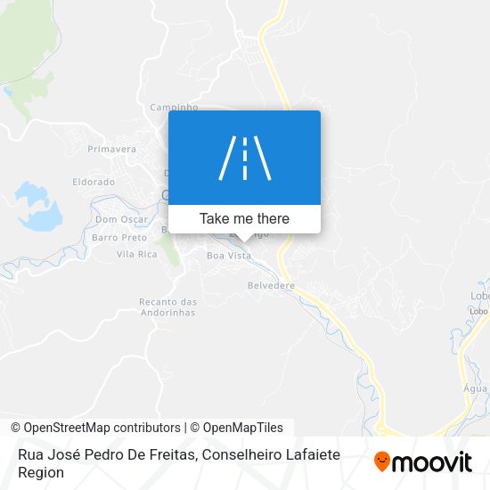 Rua José Pedro De Freitas map