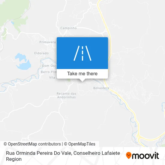 Rua Orminda Pereira Do Vale map