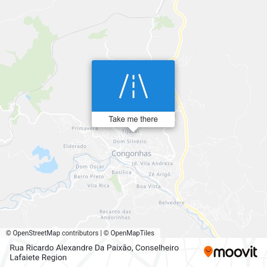 Rua Ricardo Alexandre Da Paixão map