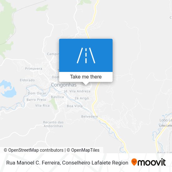 Rua Manoel C. Ferreira map
