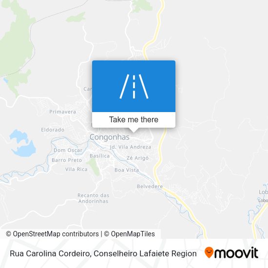 Rua Carolina Cordeiro map