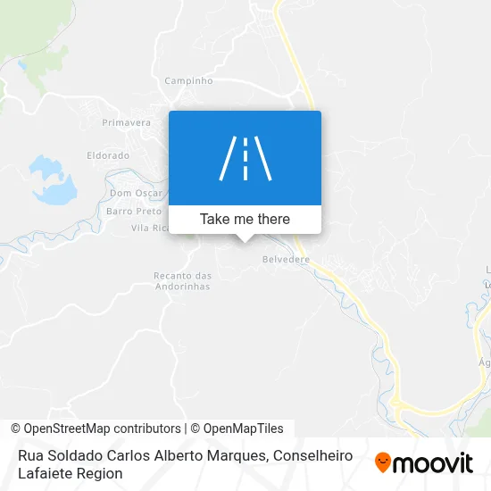 Rua Soldado Carlos Alberto Marques map