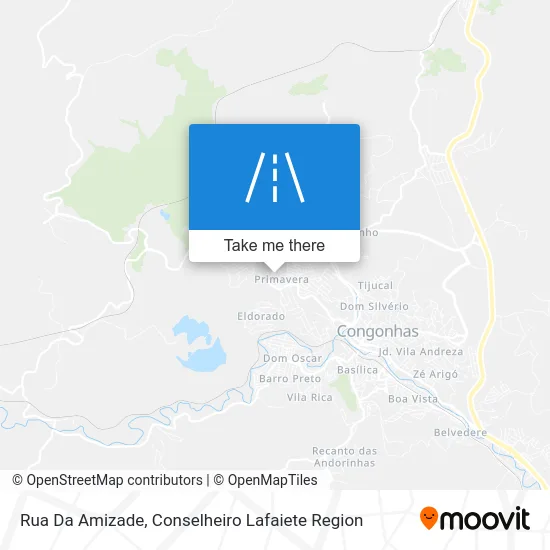 Rua Da Amizade map