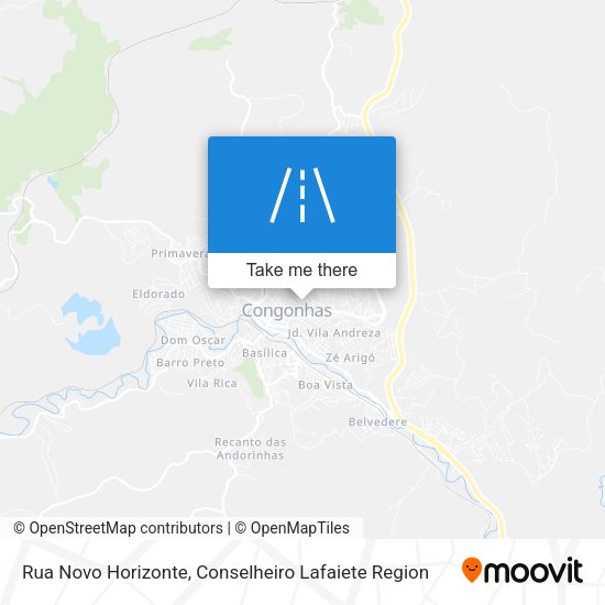 Rua Novo Horizonte map