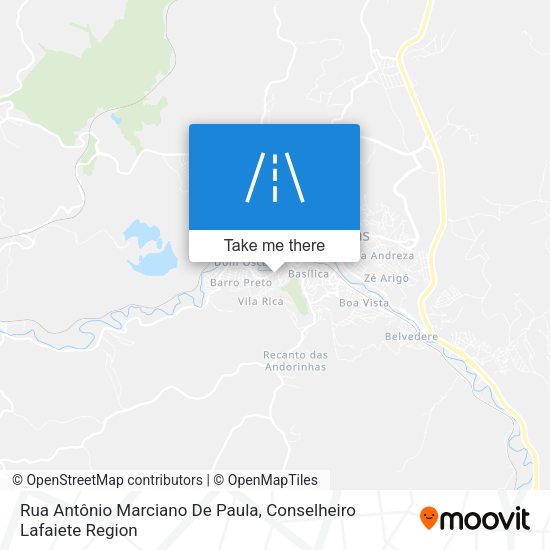 Rua Antônio Marciano De Paula map