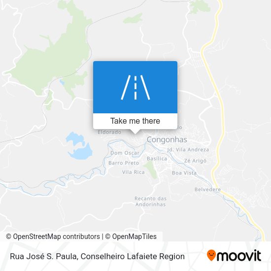 Rua José S. Paula map