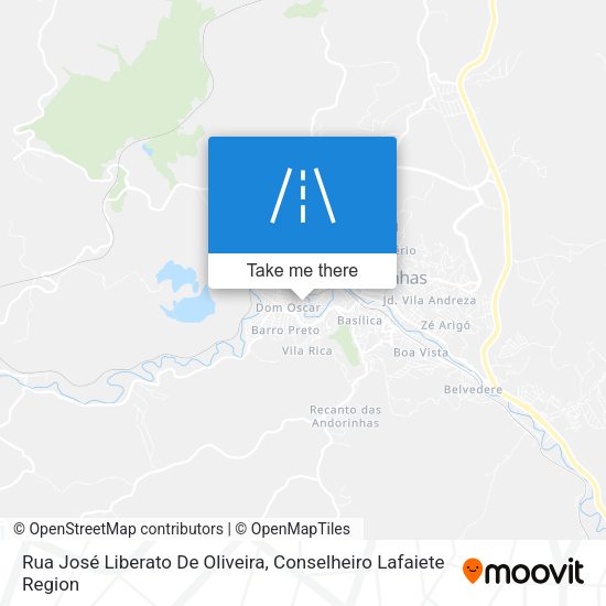 Rua José Liberato De Oliveira map