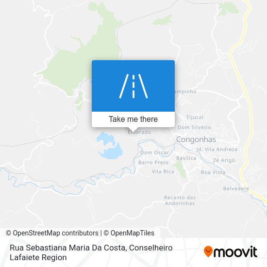 Rua Sebastiana Maria Da Costa map