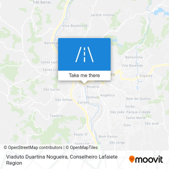 Viaduto Duartina Nogueira map