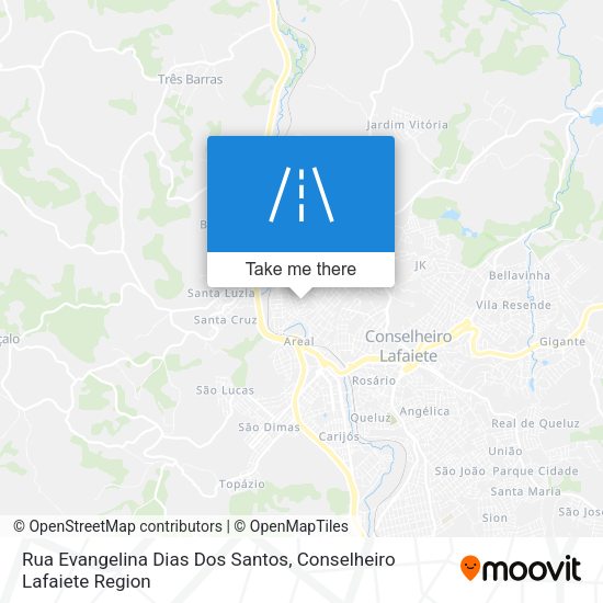 Rua Evangelina Dias Dos Santos map