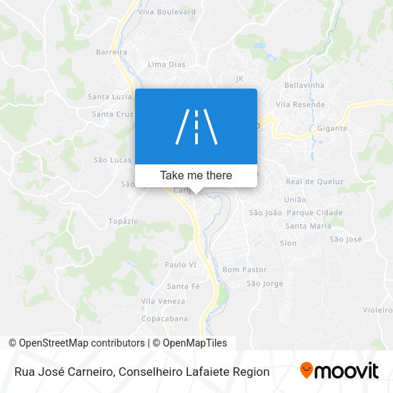 Rua José Carneiro map
