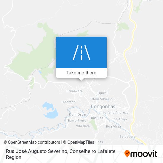 Rua José Augusto Severino map