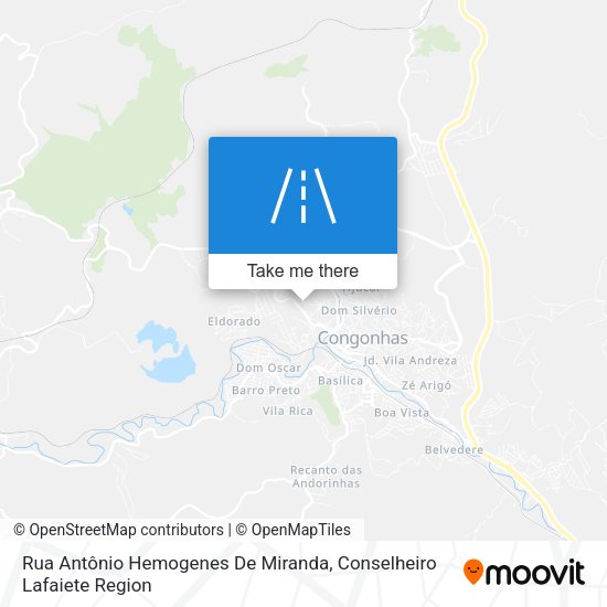 Rua Antônio Hemogenes De Miranda map
